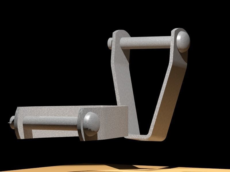 PORTALINEA UNIPOLAR PARA AISLADOR TIPO CARRETE 3D model_4