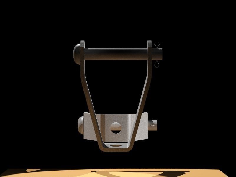 PORTALINEA UNIPOLAR PARA AISLADOR TIPO CARRETE 3D model_1