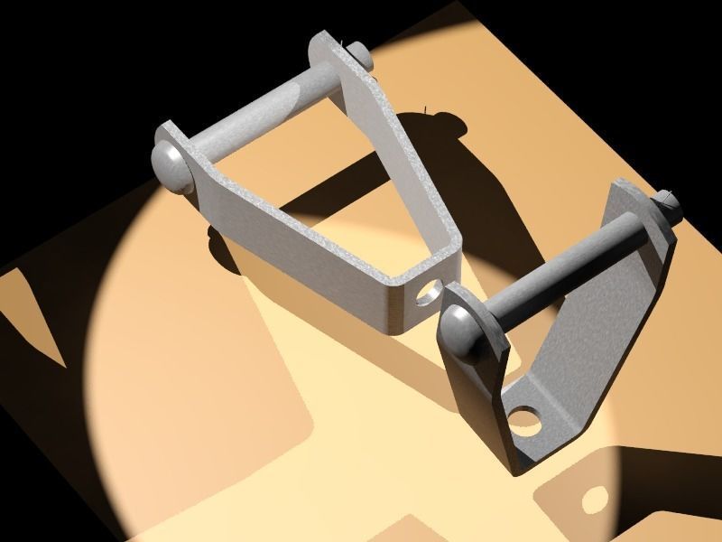 PORTALINEA UNIPOLAR PARA AISLADOR TIPO CARRETE 3D model_2