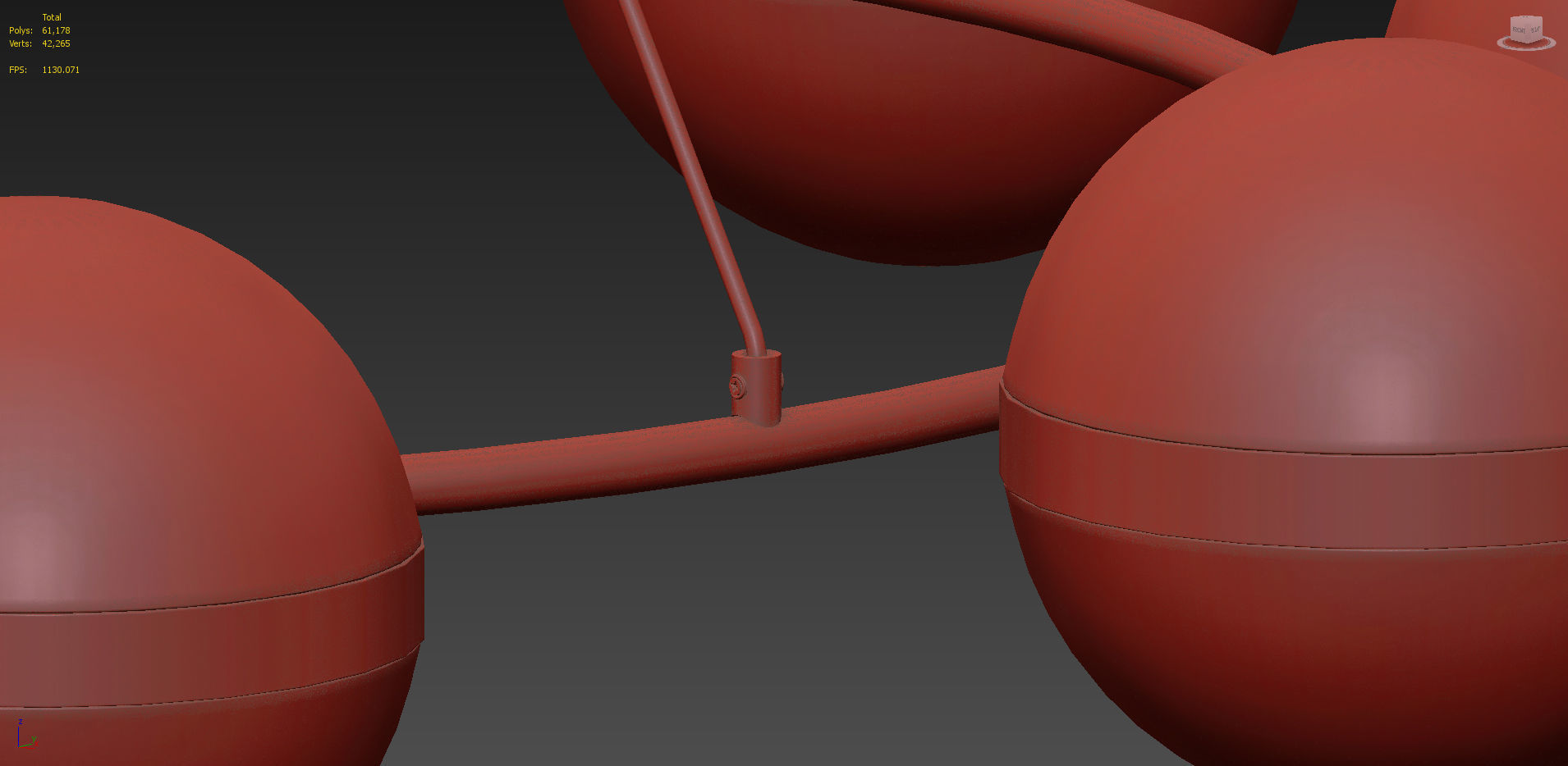 Tagliato LED Chandelier by Alora Lighting 3D model_10