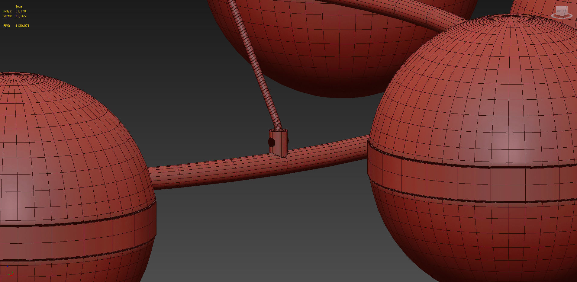 Tagliato LED Chandelier by Alora Lighting 3D model_11