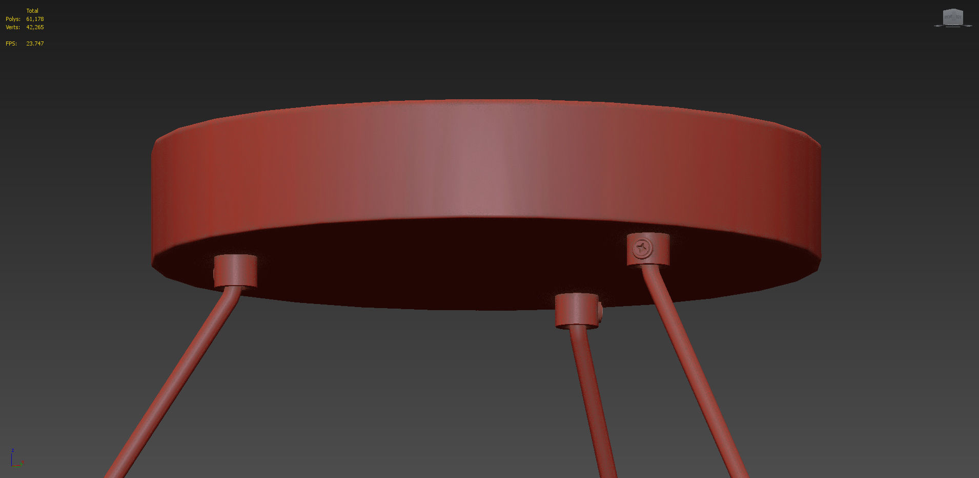 Tagliato LED Chandelier by Alora Lighting 3D model_5