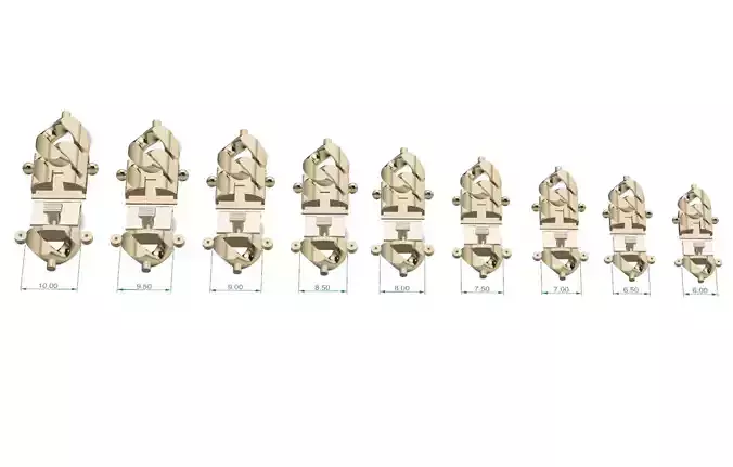 Cuban Chain  lock JUST STL