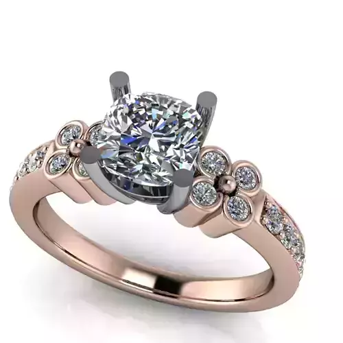 Modern CushionSquare cut Solitaire  Ring Engagement Wedding