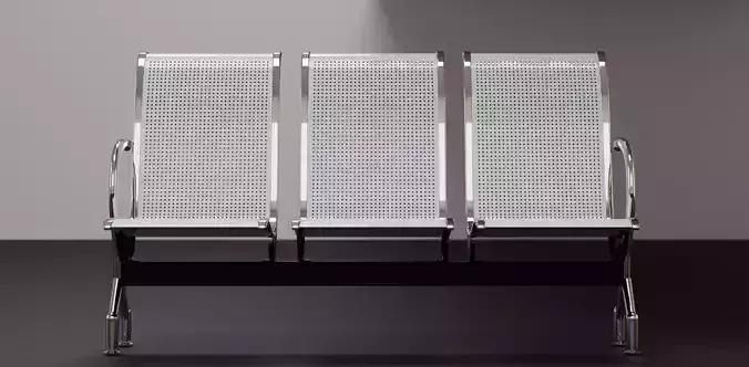 Urban Tribe 3-Seater Gang Chair - Contemporary Group Seating