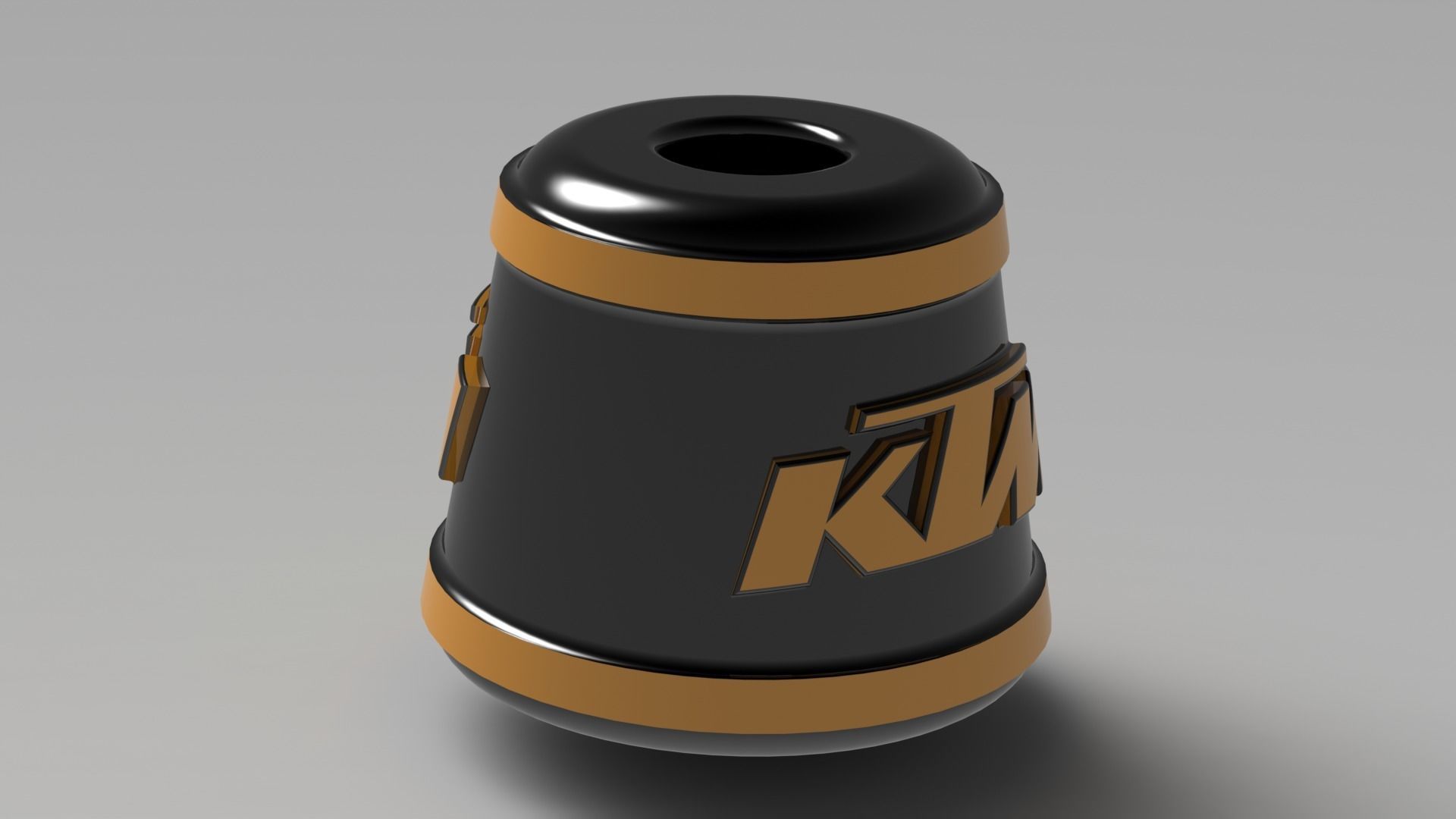 Handlebar Knob 3D print model_14