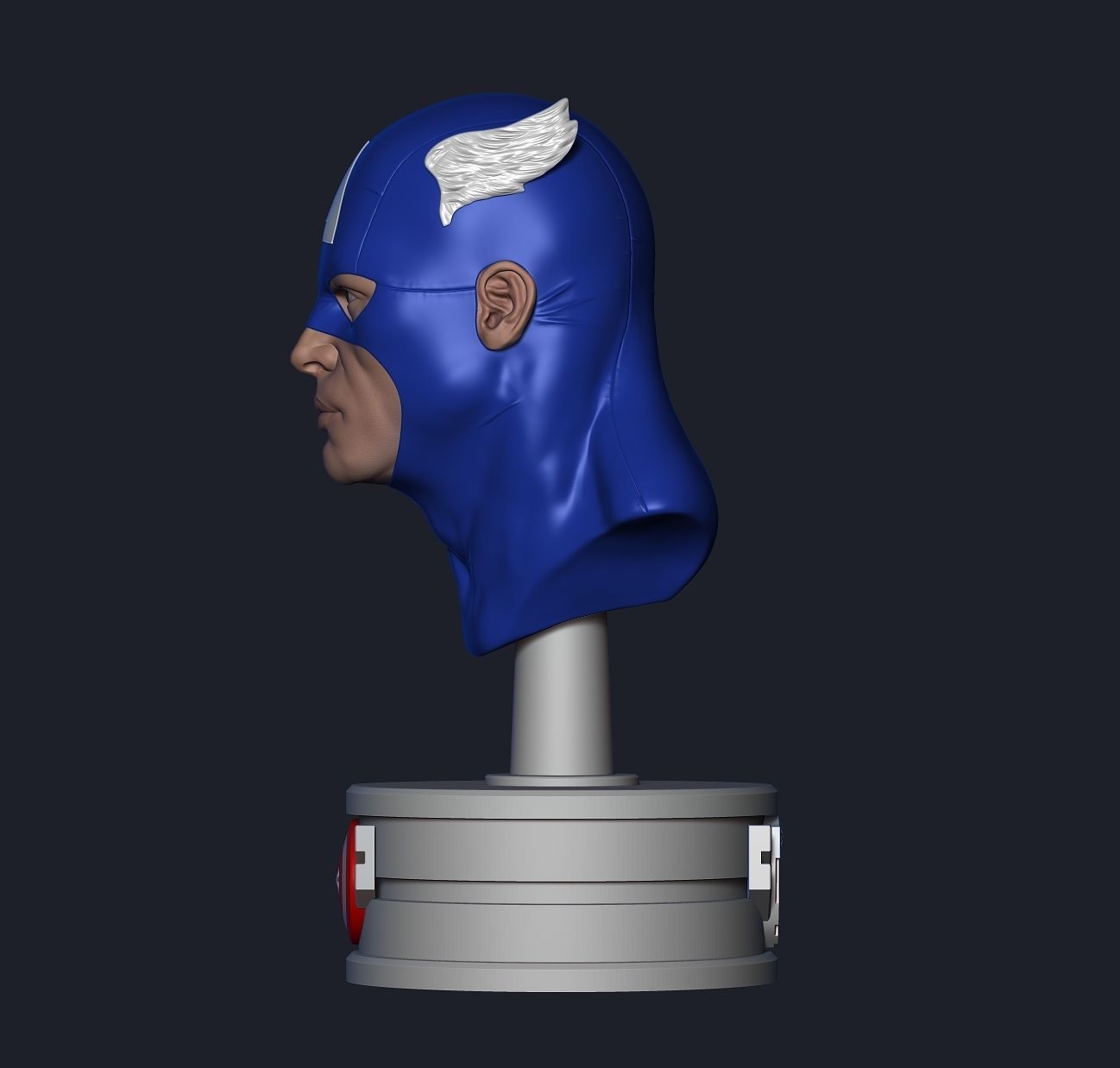 CAPTAIN AMERICA  3D print model_10
