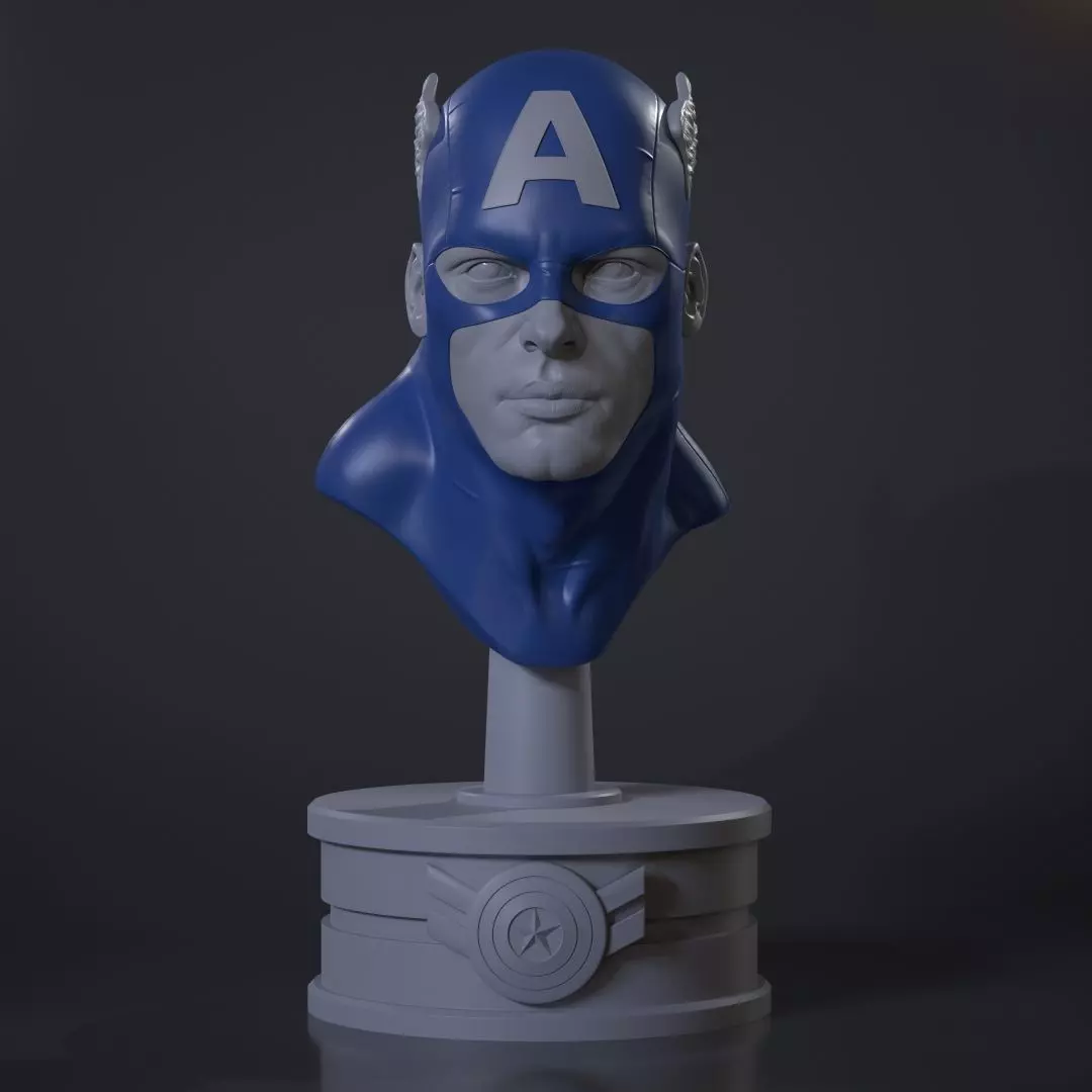 CAPTAIN AMERICA  3D print model_0