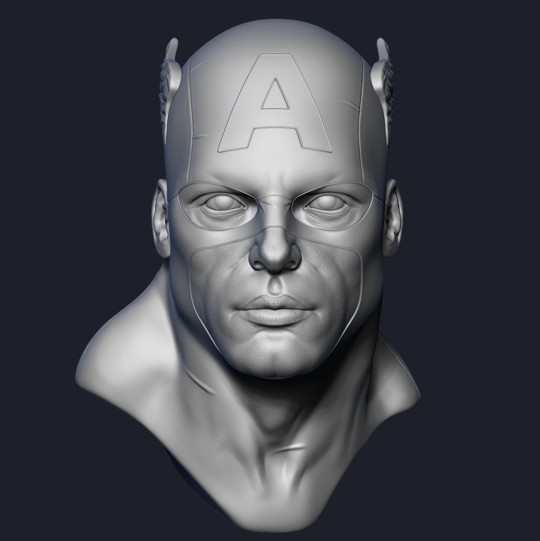 CAPTAIN AMERICA  3D print model_12