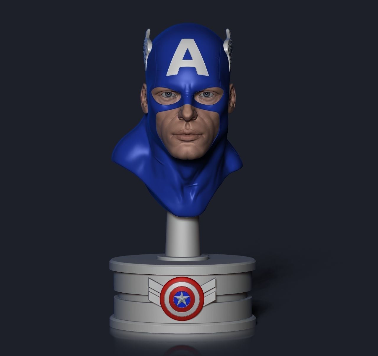 CAPTAIN AMERICA  3D print model_7
