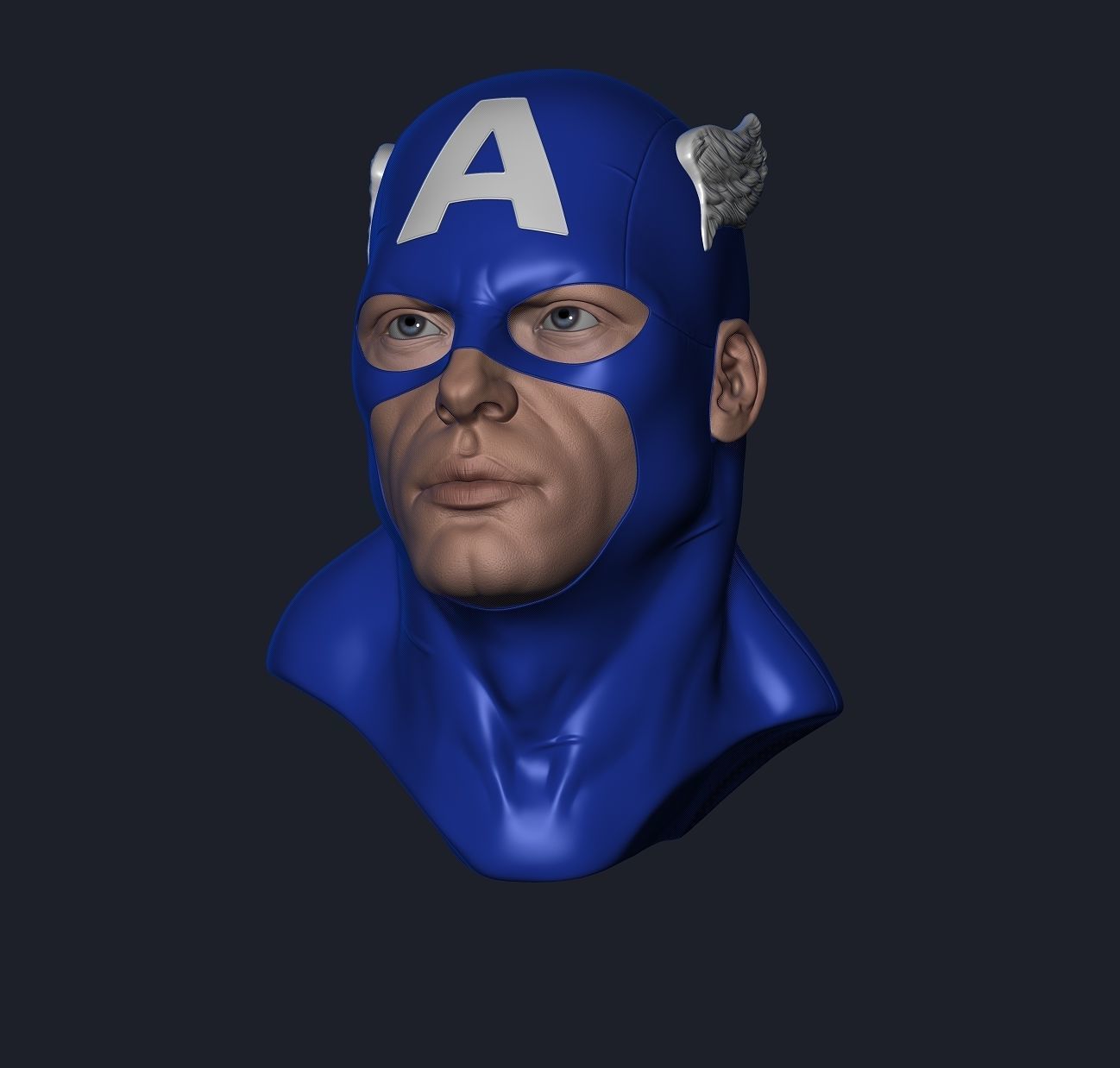 CAPTAIN AMERICA  3D print model_9