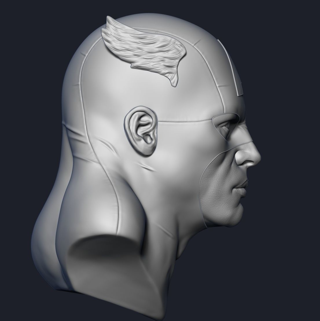 CAPTAIN AMERICA  3D print model_14