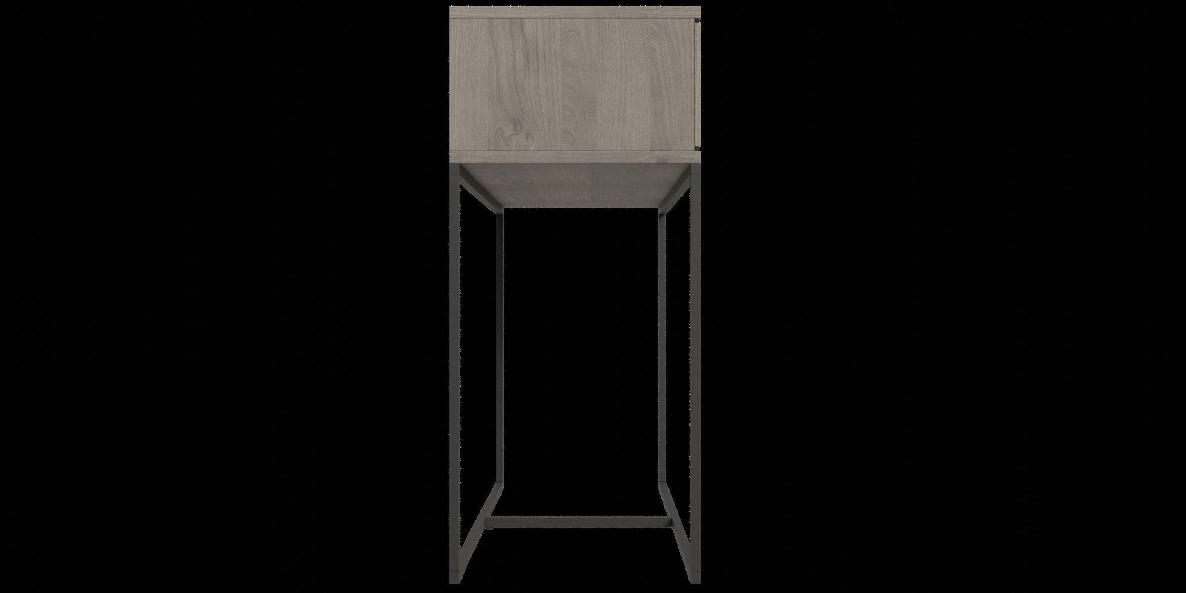 Modern Boho Slatted Dropdown Door Console Table Low-poly 3D model_5