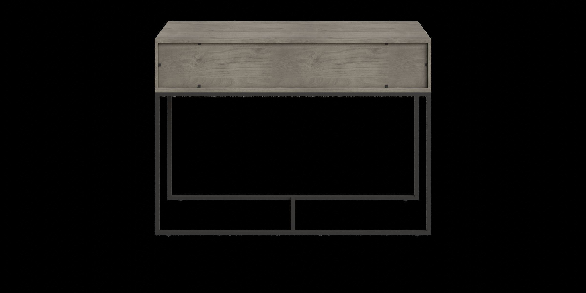 Modern Boho Slatted Dropdown Door Console Table Low-poly 3D model_10