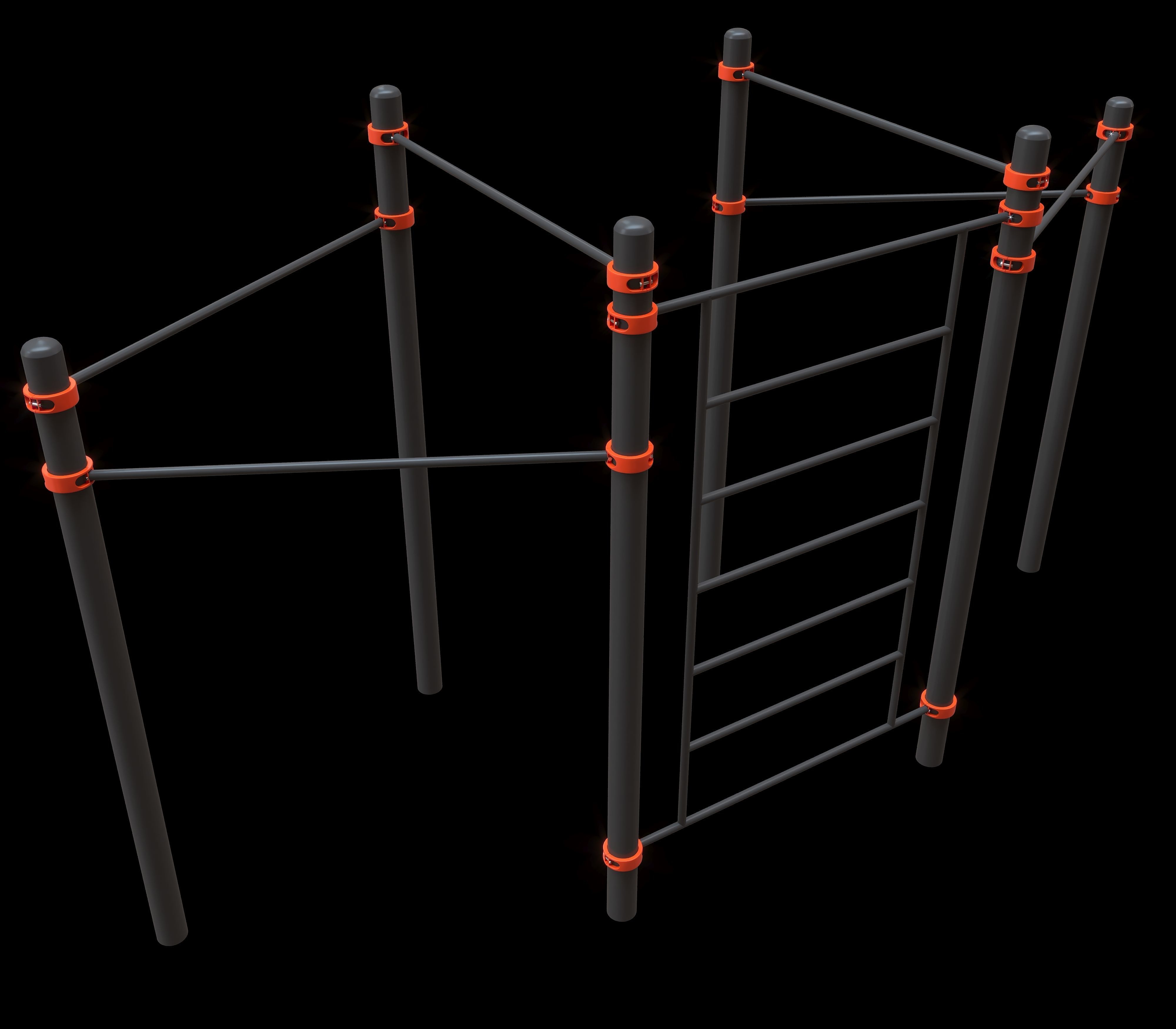 Workout  part three 3D model_3