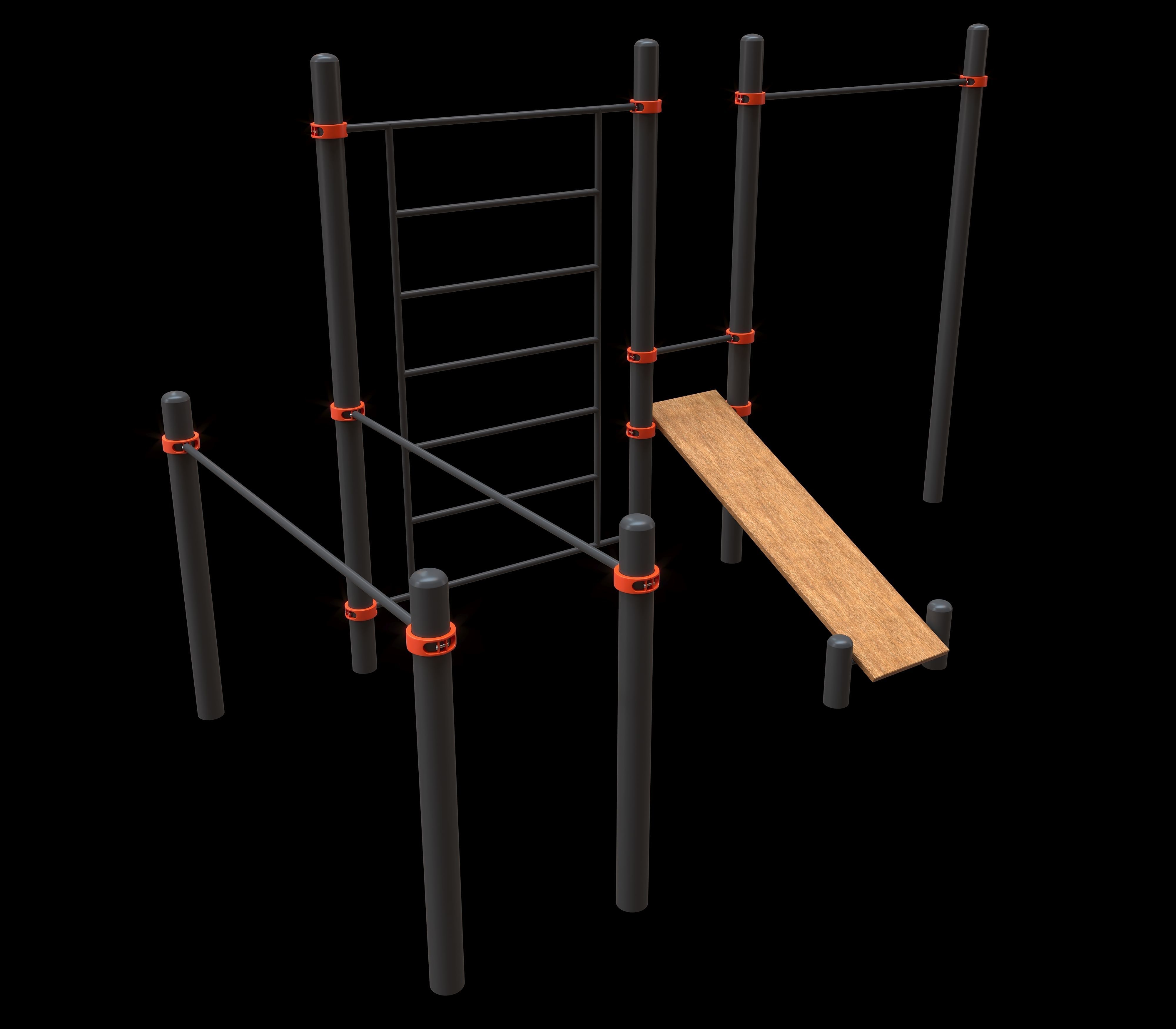 Workout  part three 3D model_4