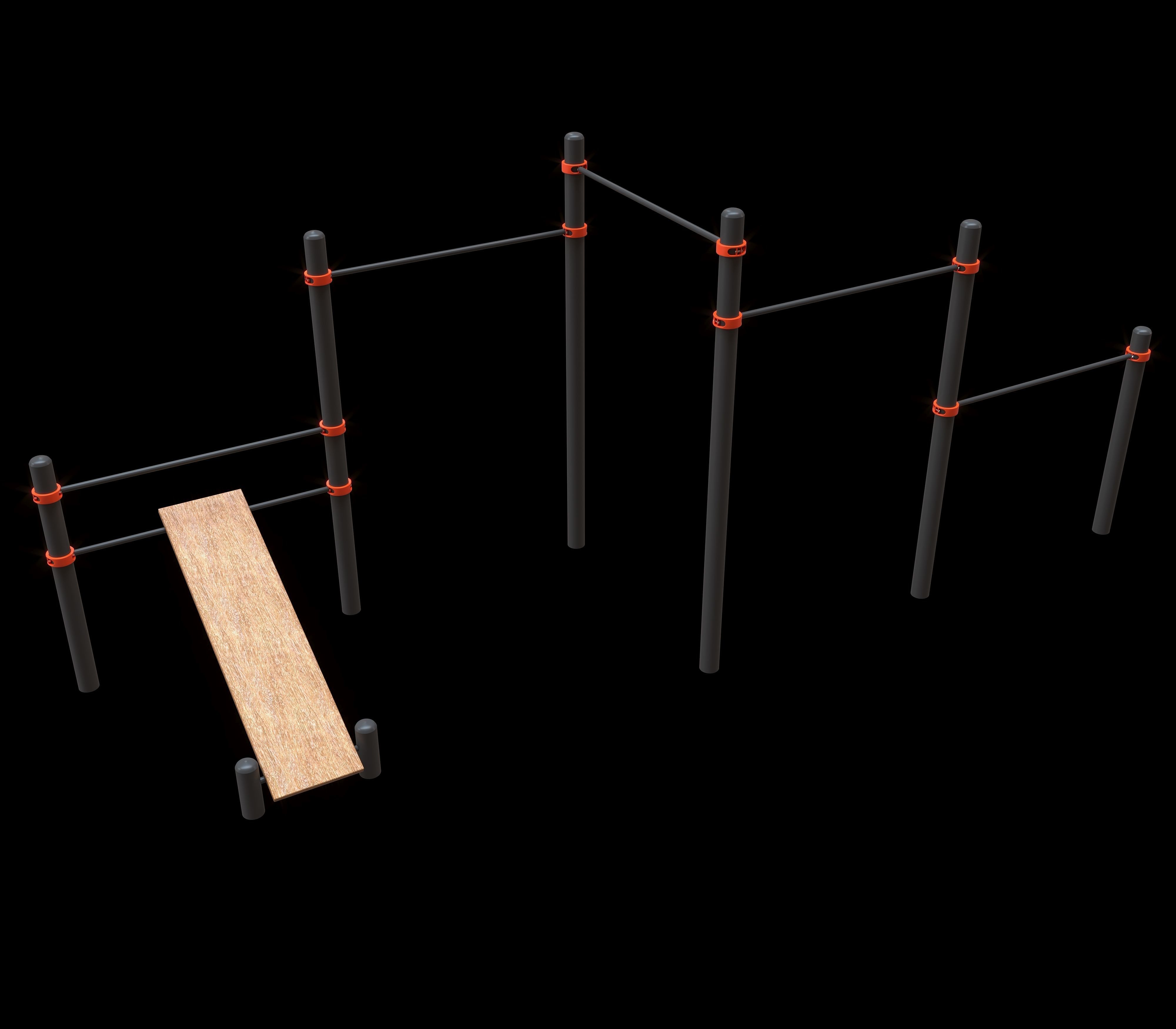 Workout  part three 3D model_2