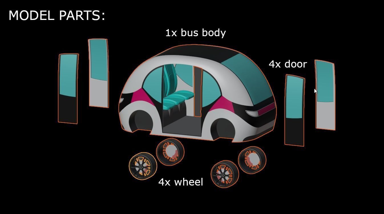 Shuttle minibus concept 2023 II 3D model_7