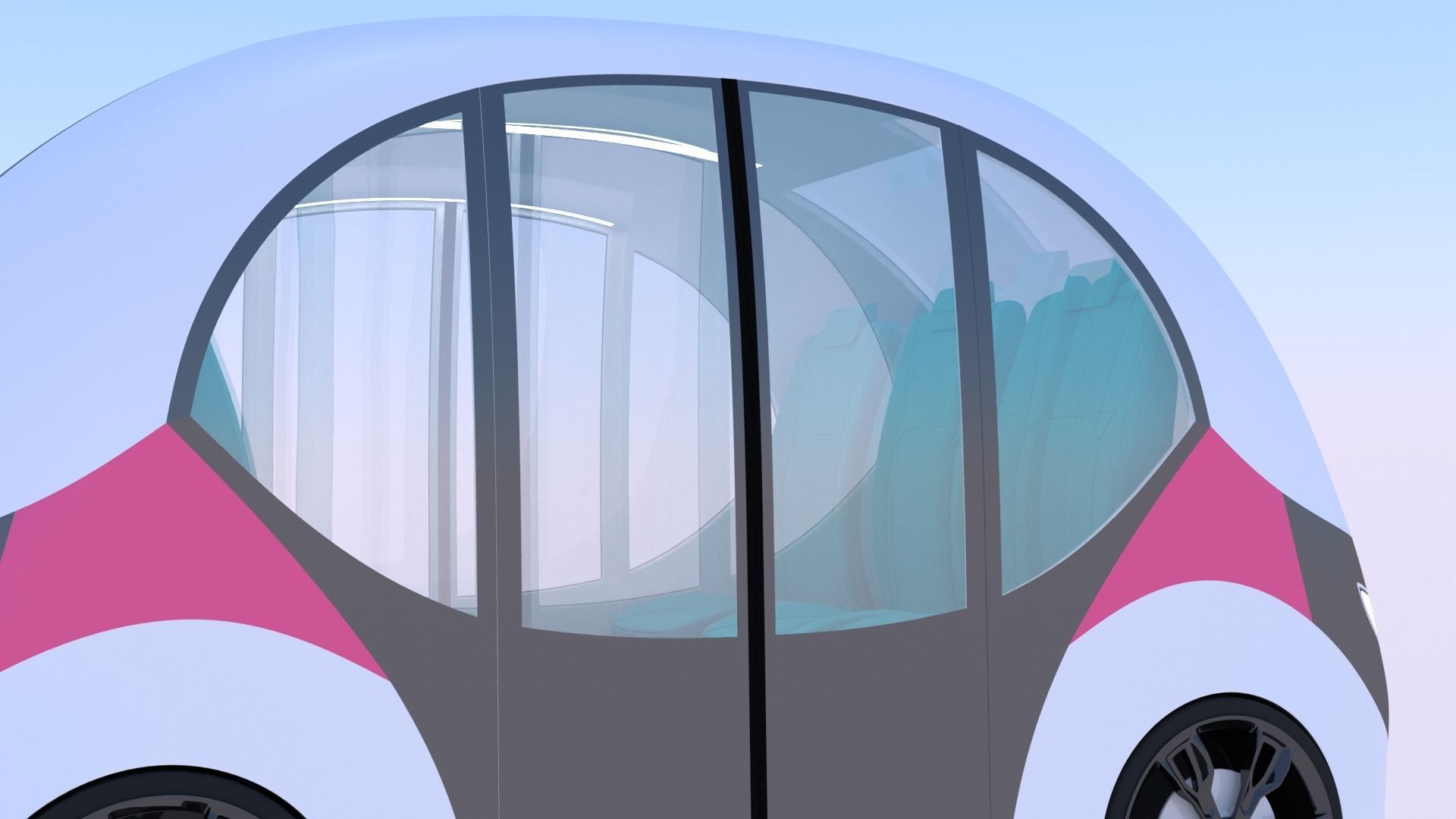 Shuttle minibus concept 2023 II 3D model_14