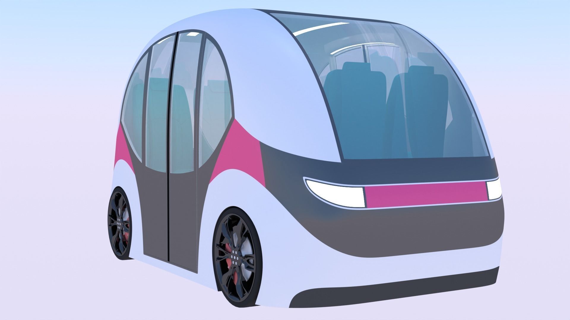 Shuttle minibus concept 2023 II 3D model_1