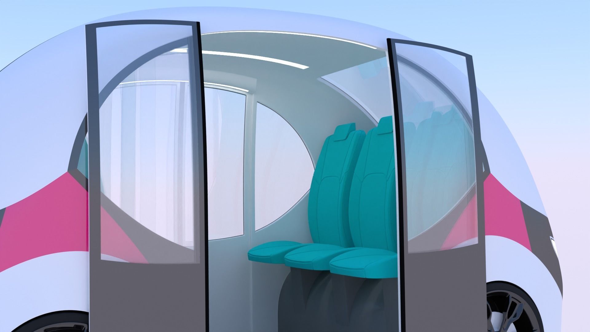 Shuttle minibus concept 2023 II 3D model_13