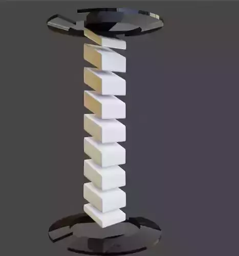 Teleport Machine Sci-fi Low-poly 3D model