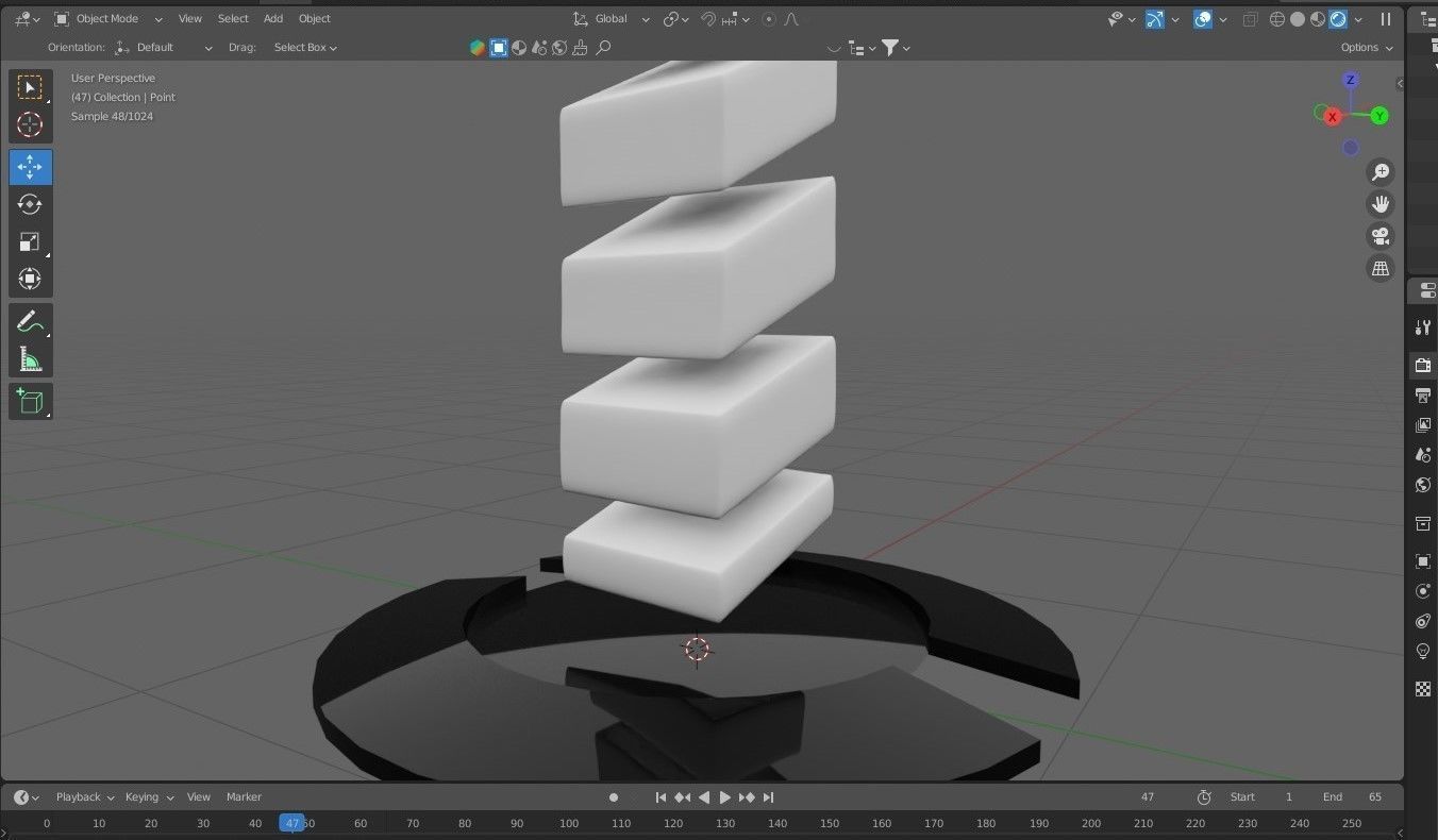 Teleport Machine Sci-fi Low-poly 3D model_2