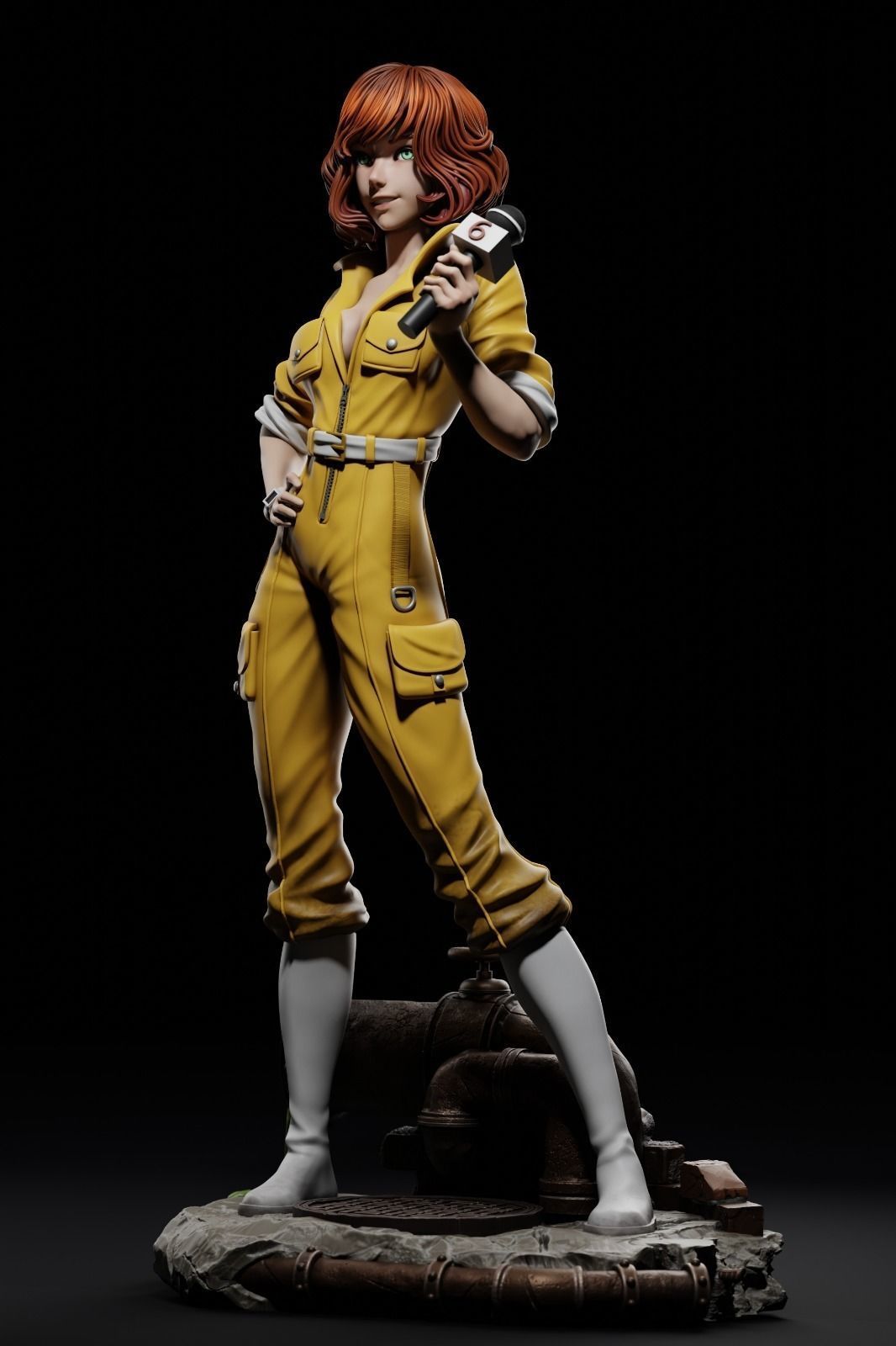 April o Neil 3D Print 3D print model_6