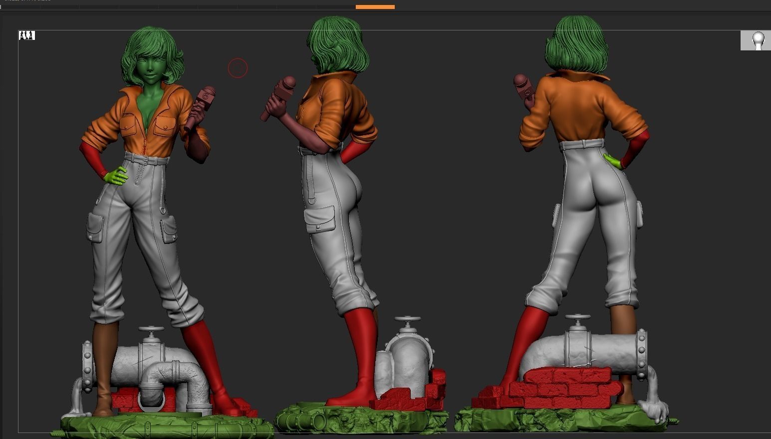 April o Neil 3D Print 3D print model_8