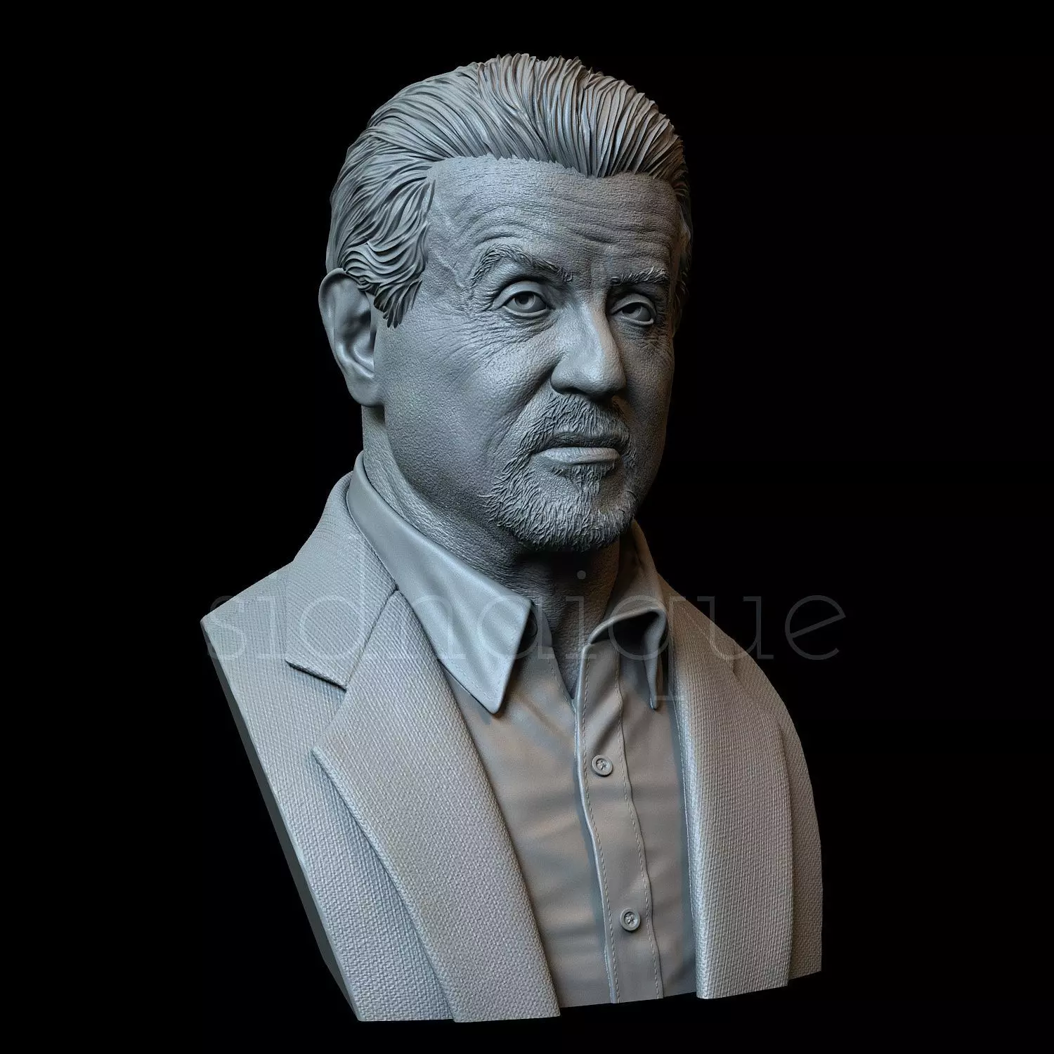 Sylvester Stallone as Dwight Manfredi 3D print model