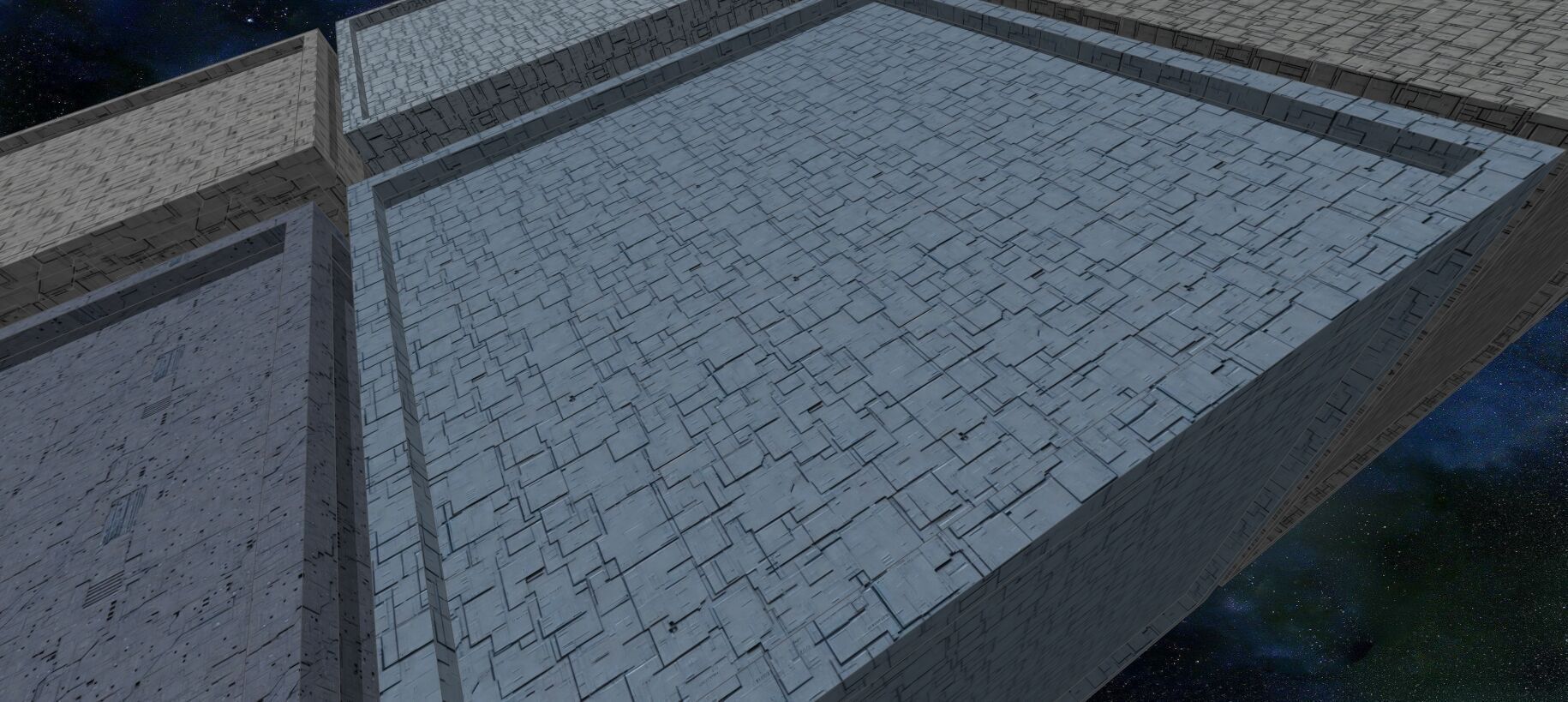 20 Seamless Sci-fi Panels - Fine Grid Texture_14