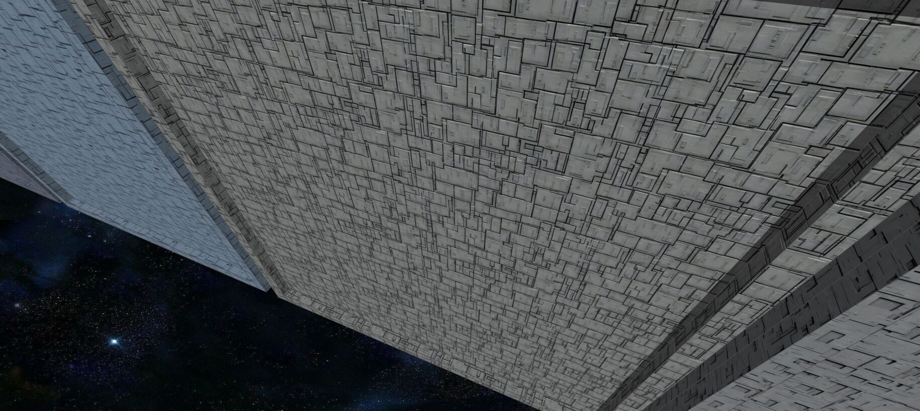 20 Seamless Sci-fi Panels - Fine Grid Texture_17