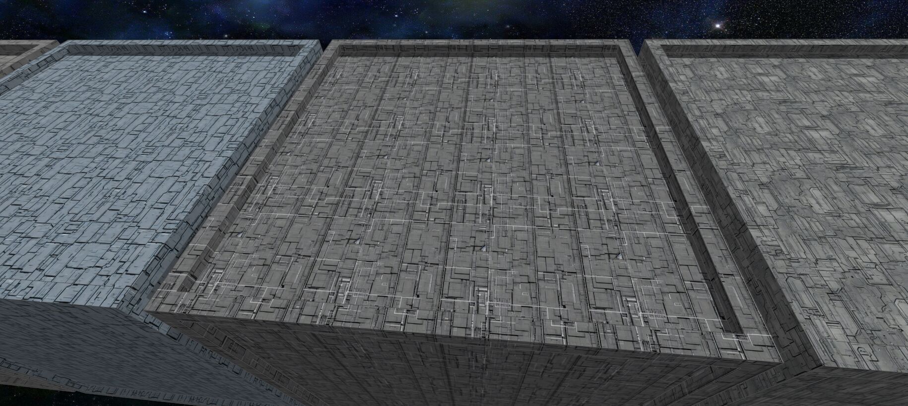20 Seamless Sci-fi Panels - Fine Grid Texture_6