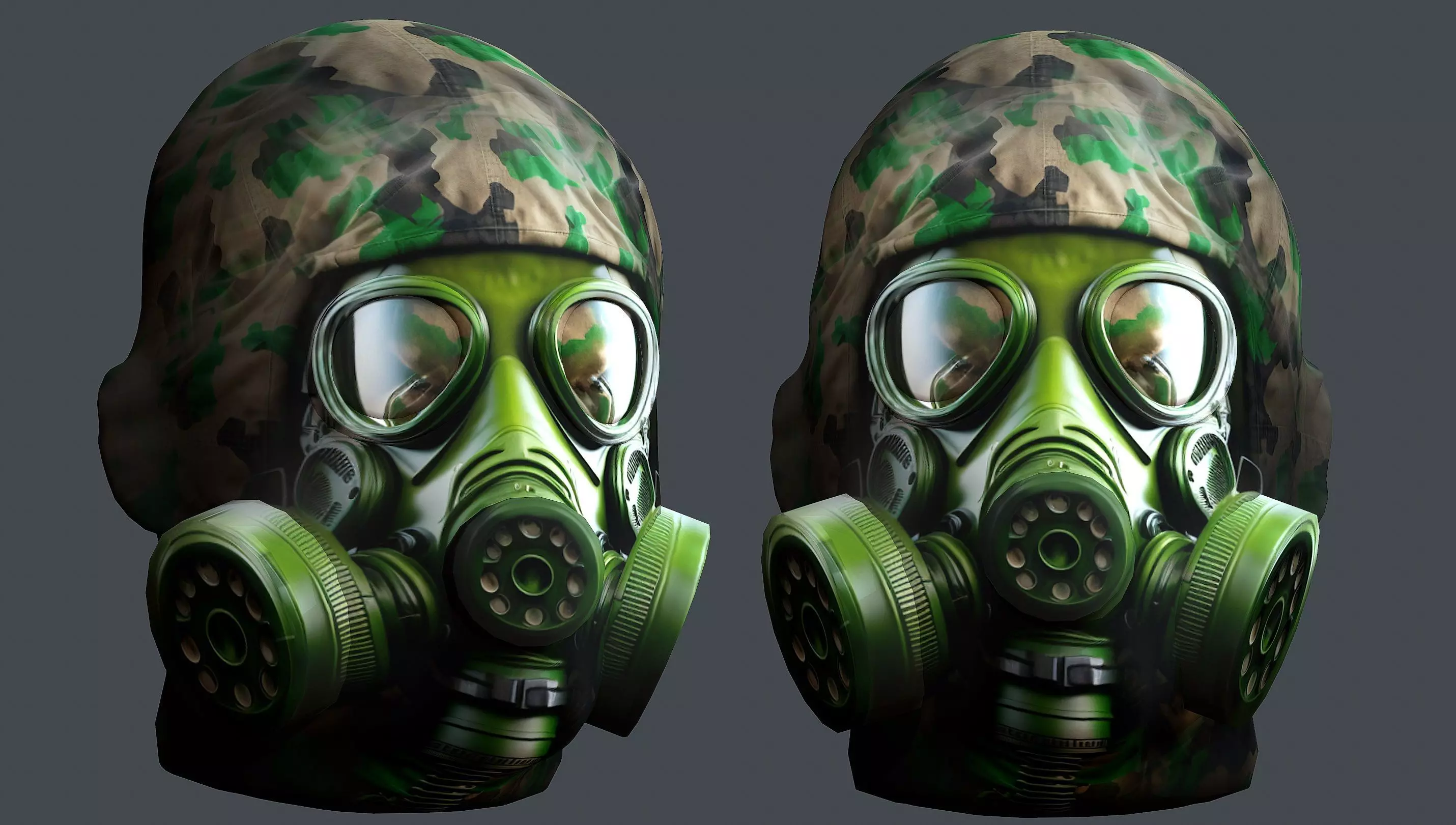 Helmet 3d model military combat Military Low-poly Low-poly 3D model_0