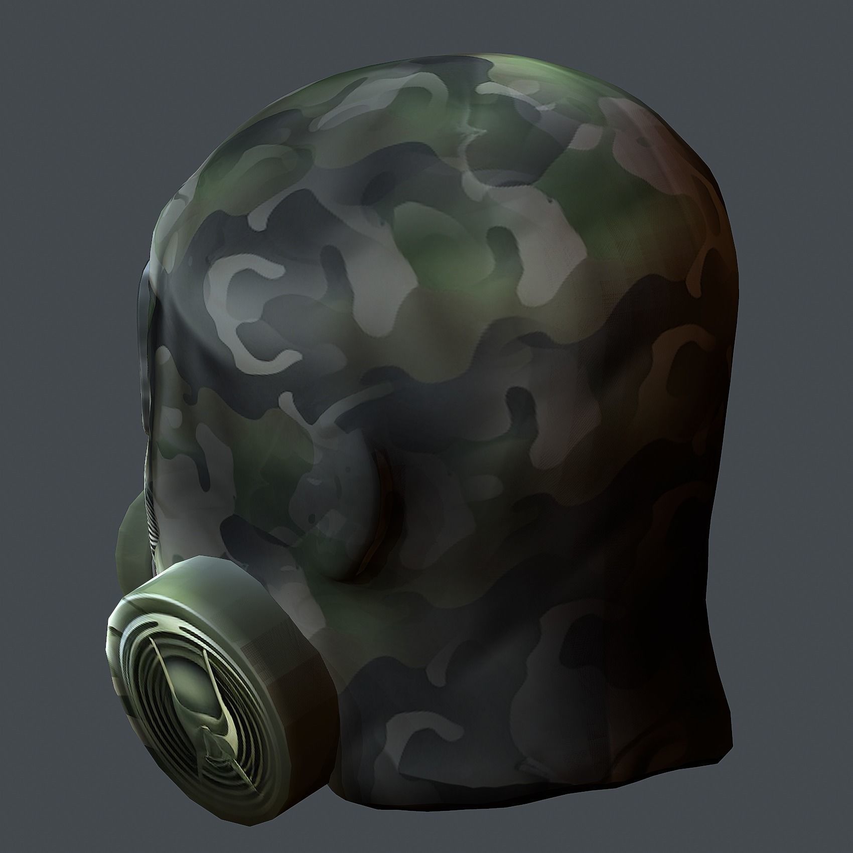 Helmet 3d model military combat Military Low-poly Low-poly 3D model_8