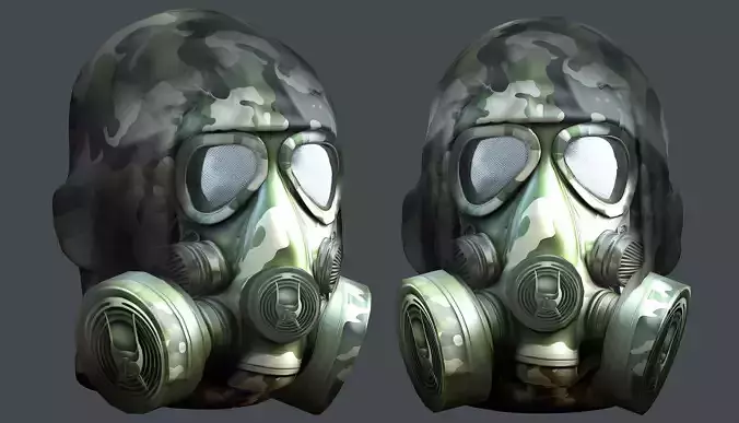Helmet 3d model military combat Military Low-poly