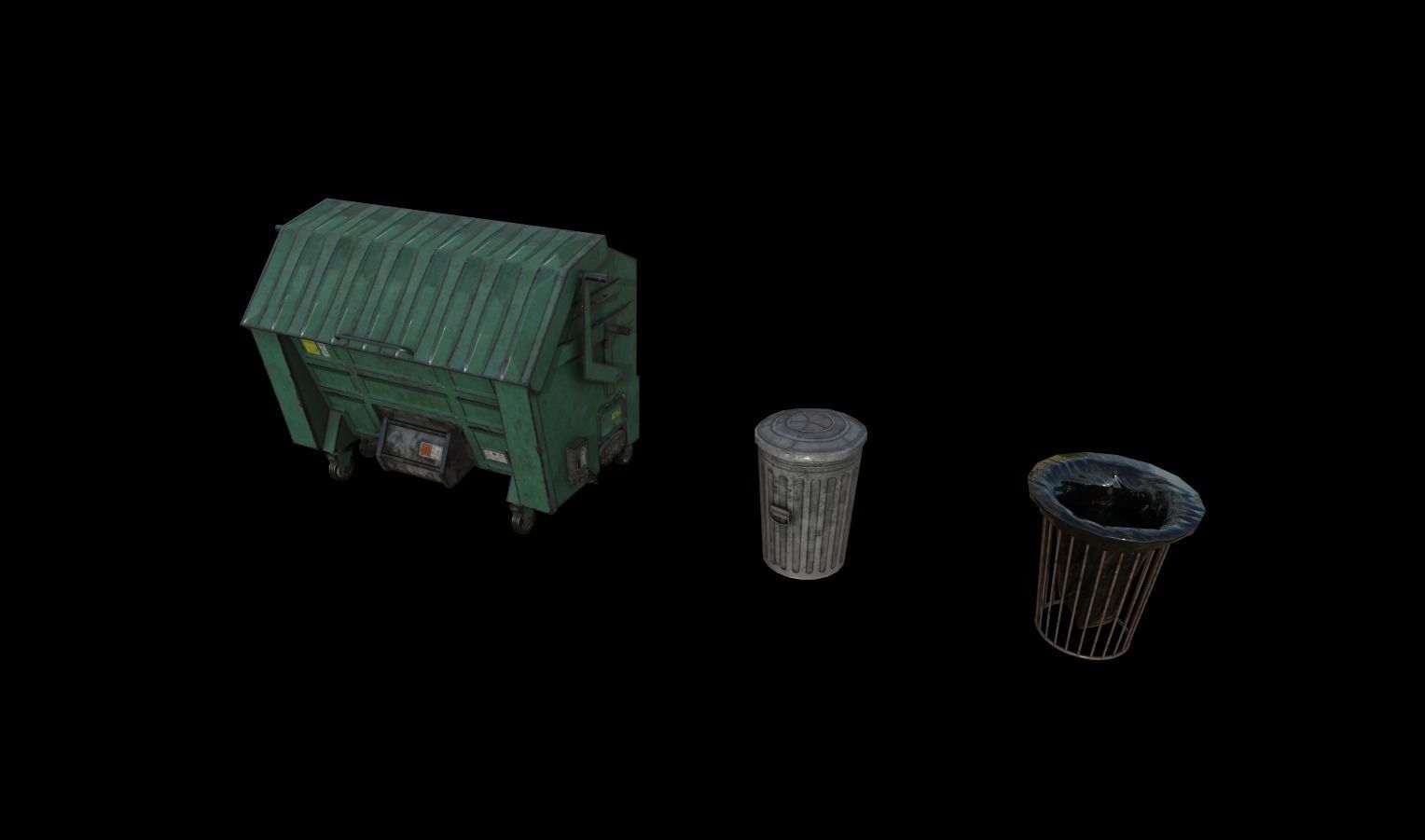 Street Props Pack 2 Low-poly 3D model_14