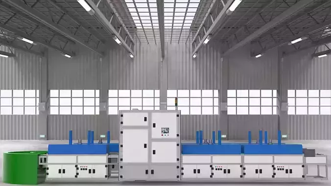 Automatic baking tunnel furnace 