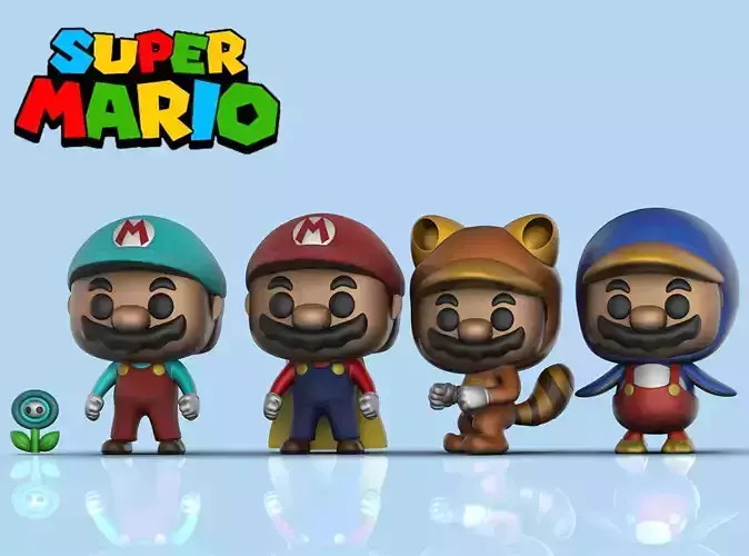 Funkos Mario Pack x3