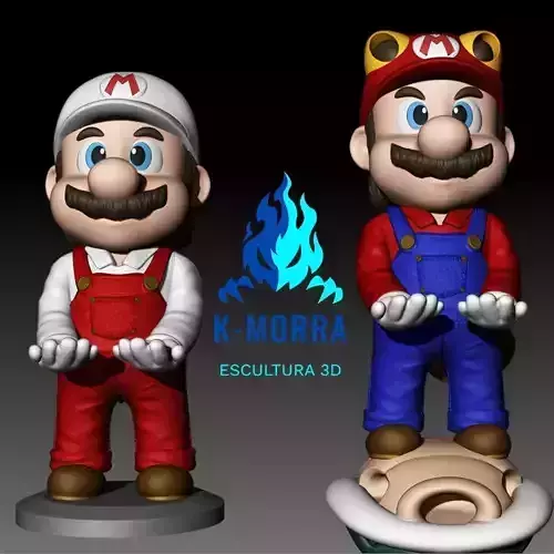 Mario Bros Controller Holder 3D print model