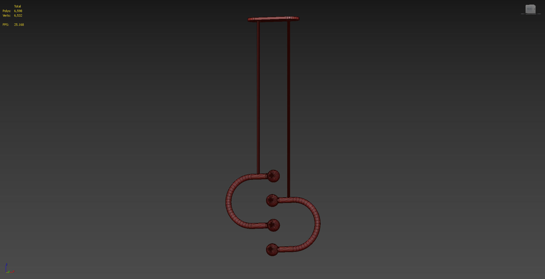 Double Pendant C Lights from Bower Studios 3D model_8