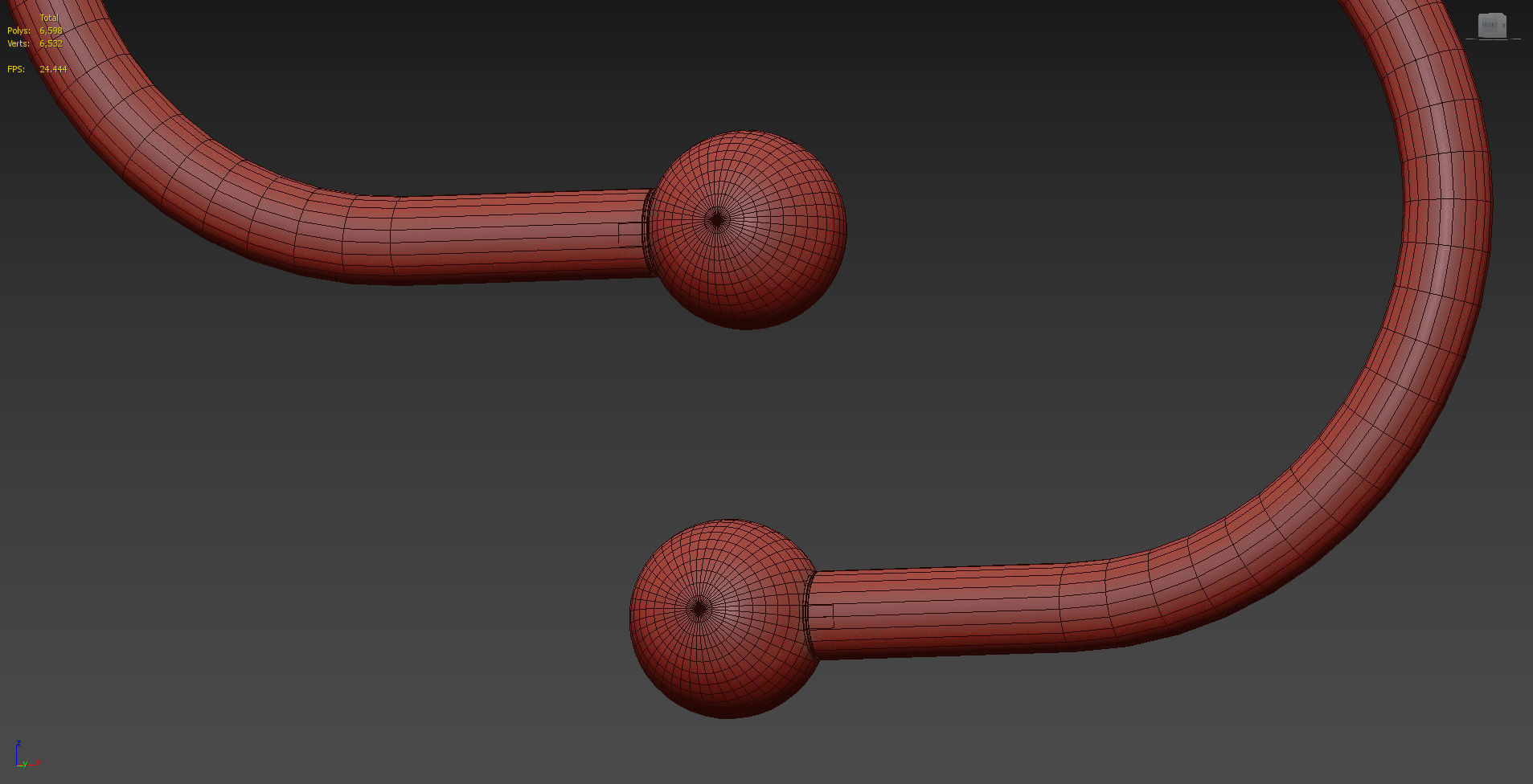 Double Pendant C Lights from Bower Studios 3D model_7