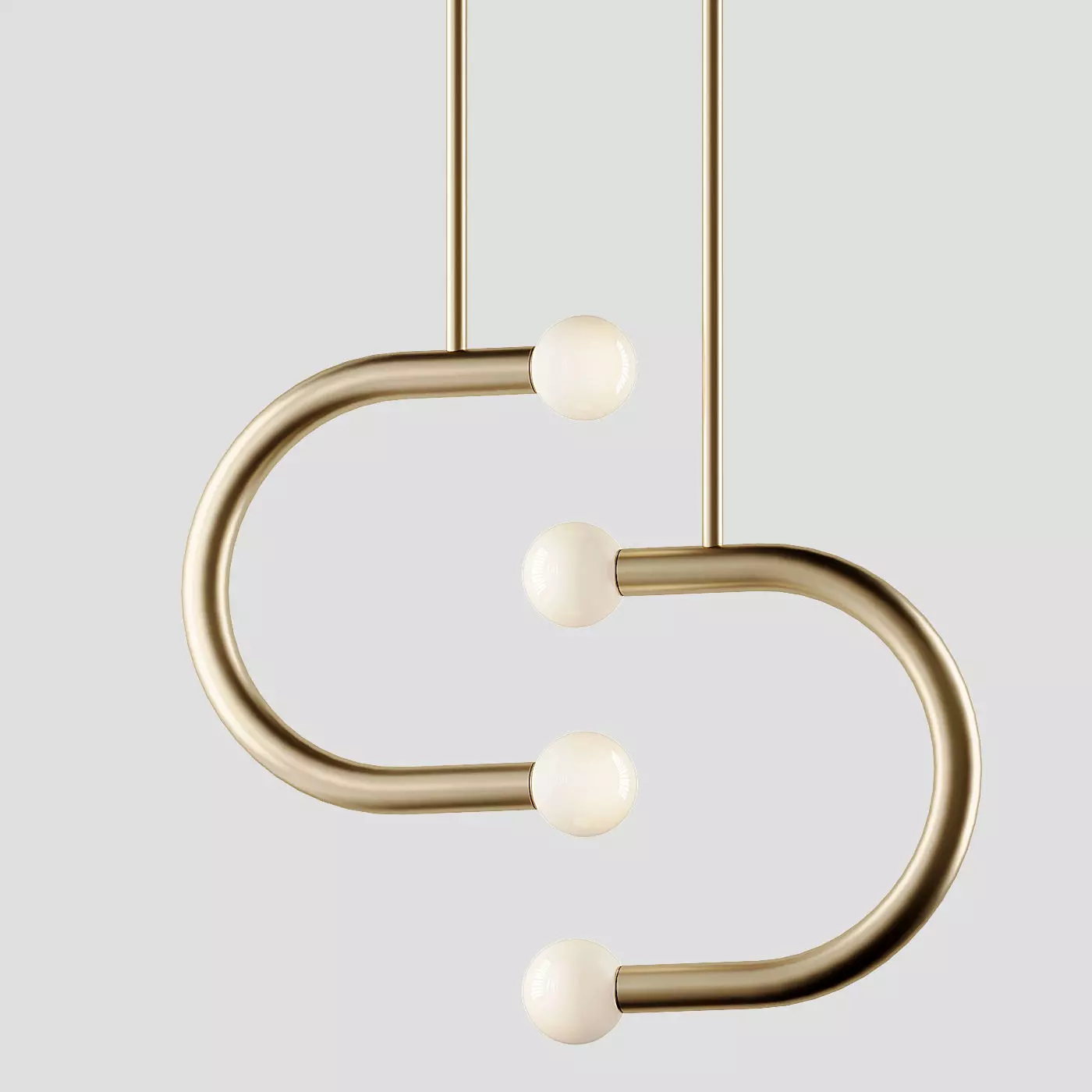 Double Pendant C Lights from Bower Studios 3D model_0