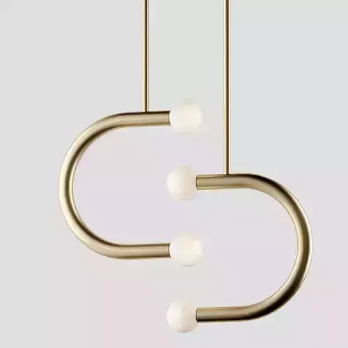 Double Pendant C Lights from Bower Studios
