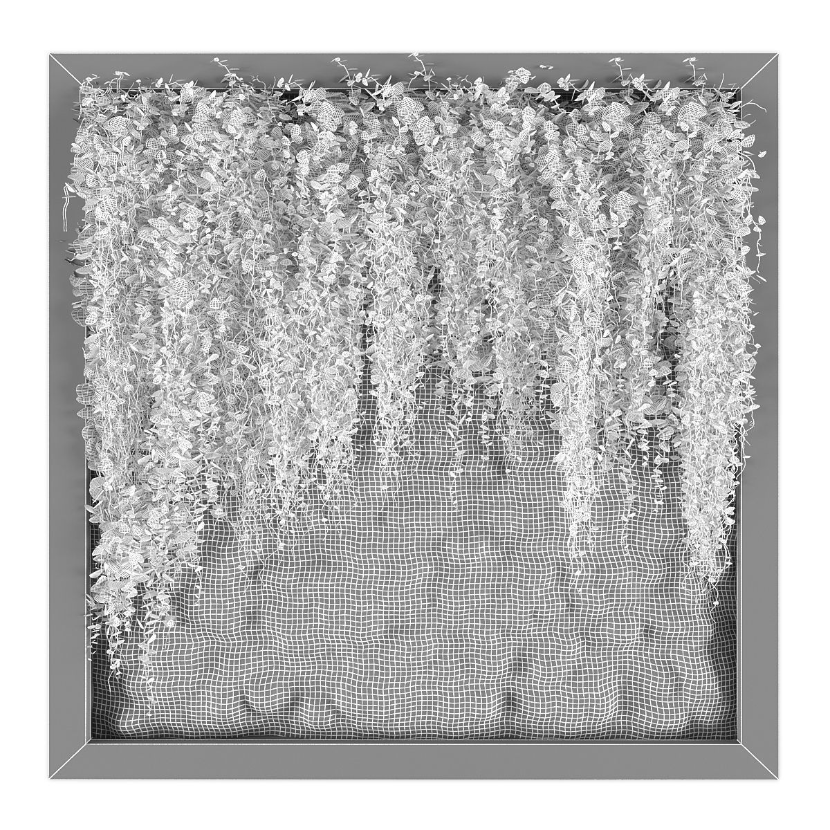 Vertical garden 211 Low-poly 3D model_1