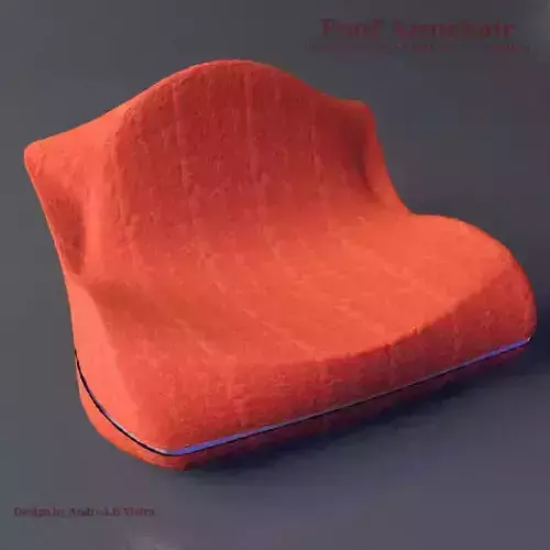 Pouf Armchair 3D model