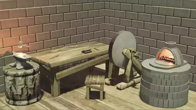 3d model Low-poly 3D model