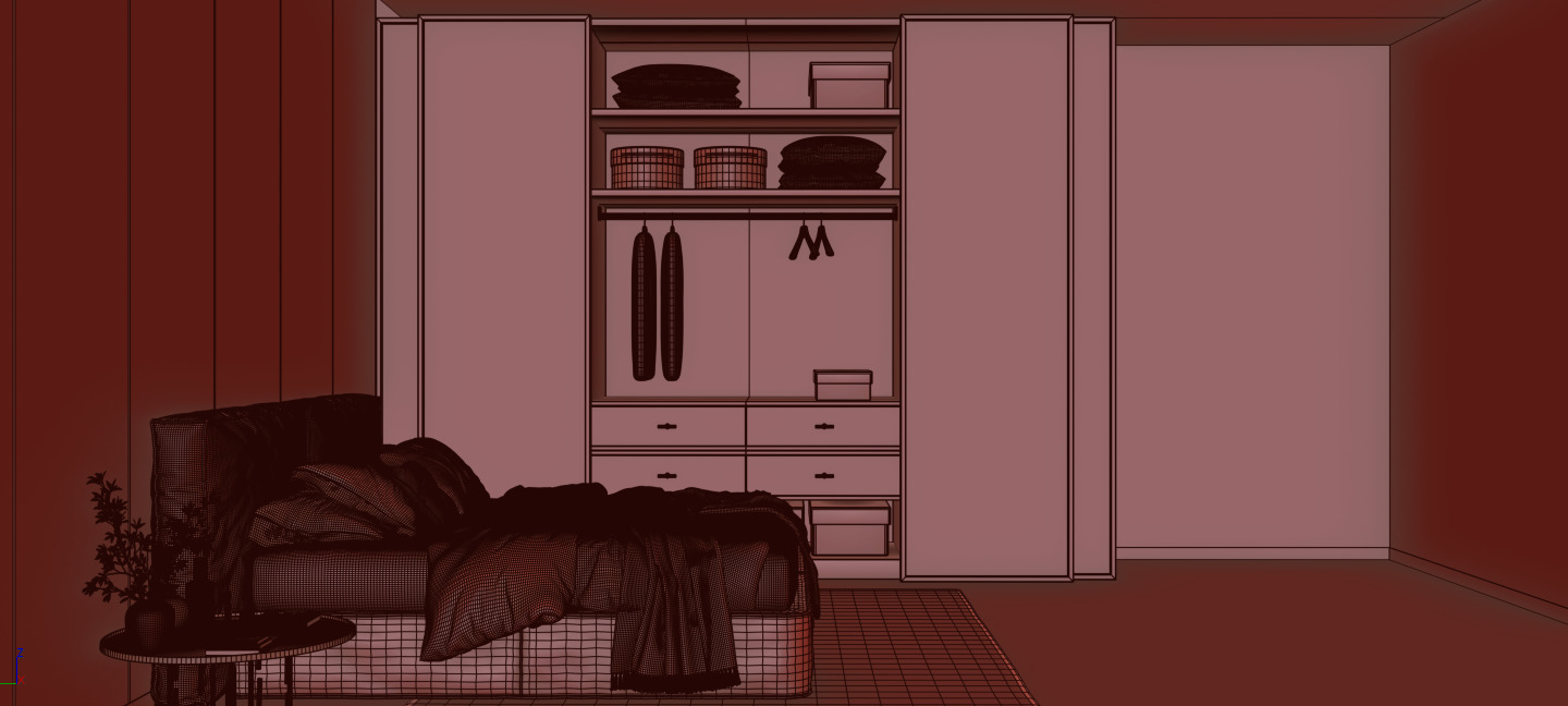 Interior scene Bedroom  3D model_3