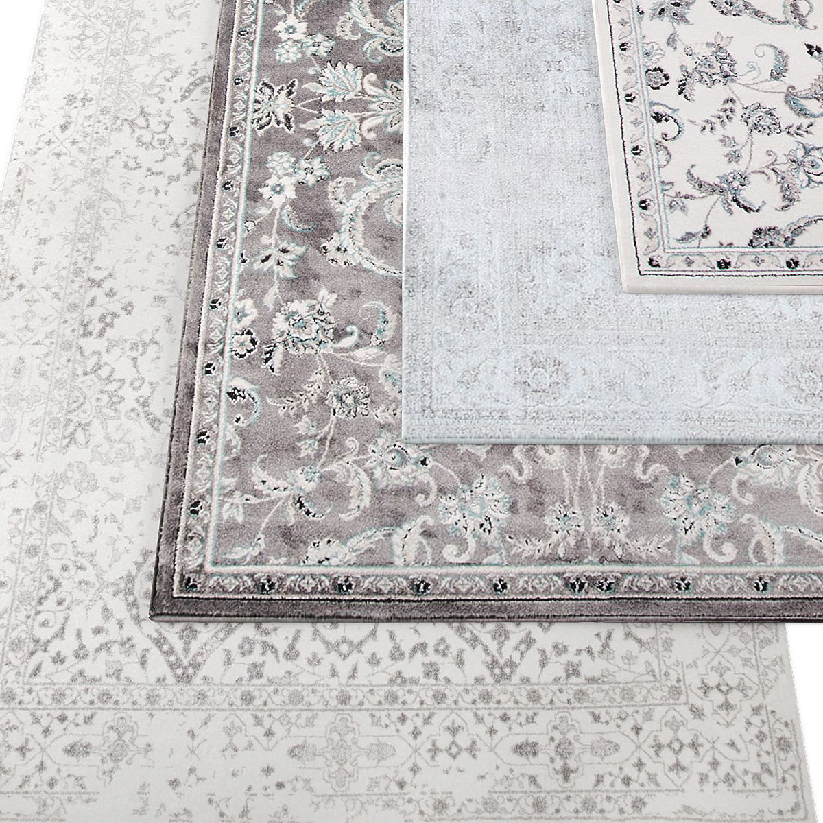 Rugs collection 350 Low-poly 3D model_1