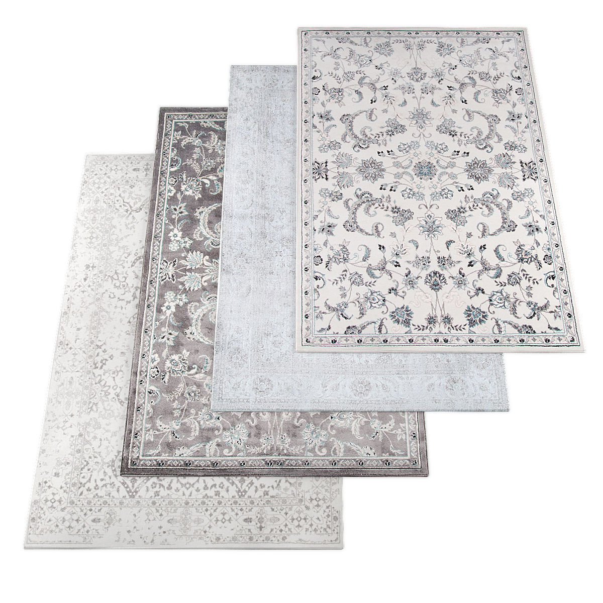 Rugs collection 350 Low-poly 3D model_2